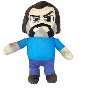 MINECRAFT MOVIE Plush toy JACK BLACK AS STEVE 2024 USED